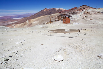 Mina Julia in Salta Province at the Puna de Atacama in northwestern Argentina