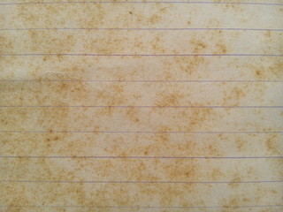 Stain on old white paper sheet texture background. Stained paper. Aged paper background. White aged.
