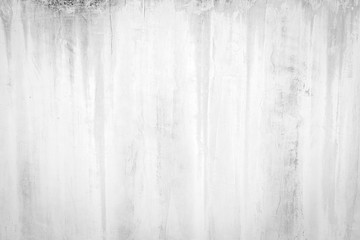 White painted cement wall texture background. White stucco wall background.