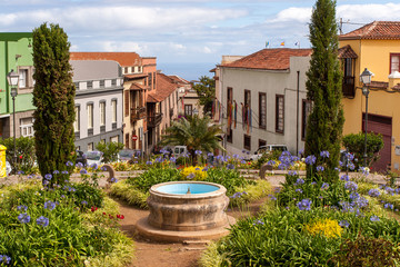 Plaza San Francisco in Orotava auf Teneriffa in Spanien