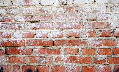 Background of old vintage brick wall