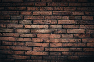 old red brick wall background