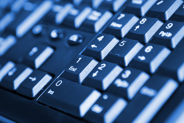 Closeup of keyboard