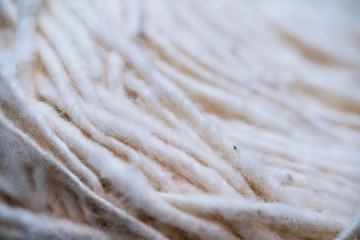 Close up of woolen balls of yarn balls Needlework Background