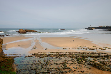 Fototapeta na wymiar La Grande Plage, Biarritz, Basque country, Southern France, France, Europe
