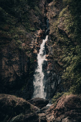 waterfall in deep forest