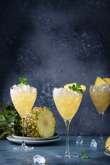 cocktail with pineapple
