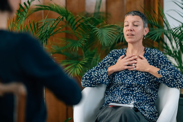 Life Coach Working with a Female Client