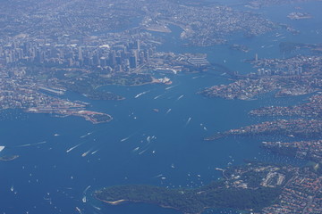 Sydney from the plane