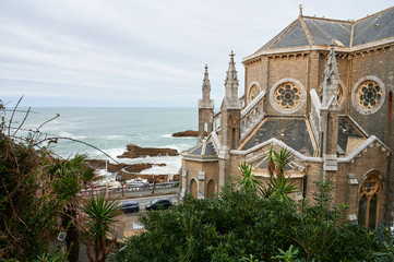 Church of Saint Eugenie or Eglise Sainte-Eugenie is a catholic church in Biarritz city in France