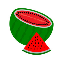 sliced watermelon