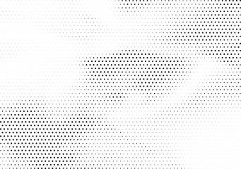 Abstract halftone dotted background. Futuristic grunge pattern, dot, circles.  Vector modern optical pop art texture for posters, sites, business cards, cover, labels mockup, vintage stickers layout