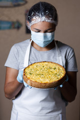 What will quarantine do at home? Cooking in compliance with all sanitary standards