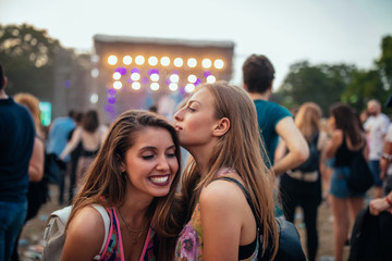 Enjoying the festival with best friend