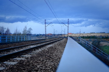 Tory kolejowe w Bytom. © Tomek