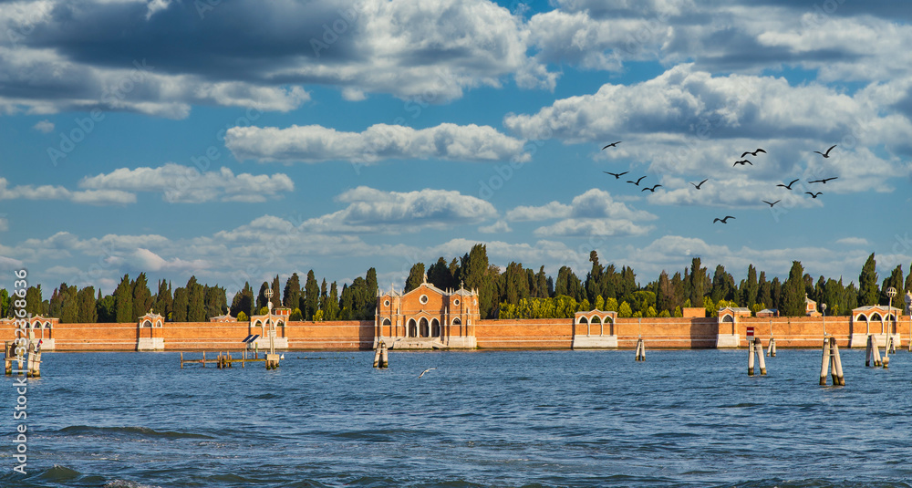 Canvas Prints Cemetery island of San Michele in Venice