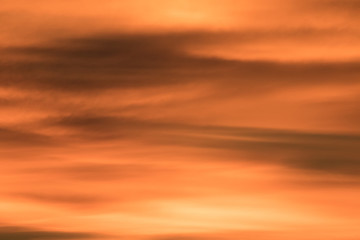 Sunset in mountain