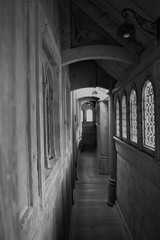 Fototapeta premium Corridor in church