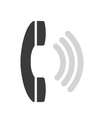 Phone, telephone, call vector color icon illustration