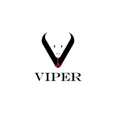 letter v logo vector. viper logo illustration