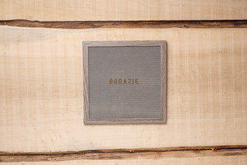#grazie