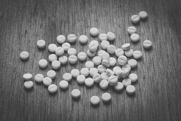 Antibiotic or painkiller pills