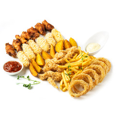 beer plate on a white background for the menu6