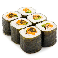 rolls on a white background for a restaurant menu49