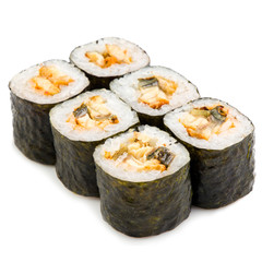 rolls on a white background for a restaurant menu48