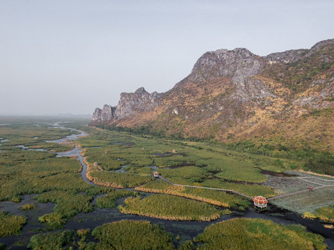 Bueng Bua Wood Boardwalk, Thung Sam Roi Yot
