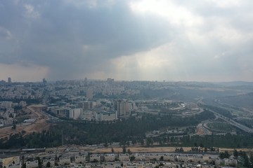 Obraz premium aerial view of Jerusalem