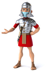 Fototapeta premium 3D illustration of a cartoon character with a mask