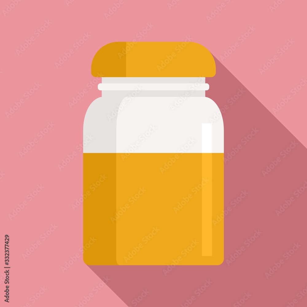 Poster condiment icon. flat illustration of condiment vector icon for web design