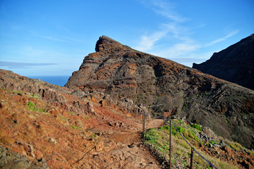 Landscape desert rock Madeira