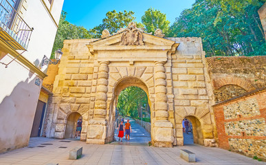 Puerta de las Granadas gate, Granada, Spain