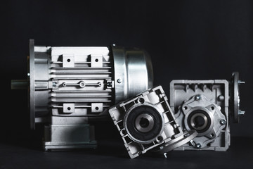 Worm motor, electric motors and equipment for bottling lines, industrial equipment for factories Food industry.