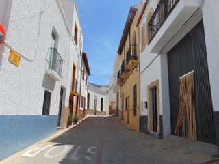 Calles de Abrucena, pueblo de la Sierra de Almería.