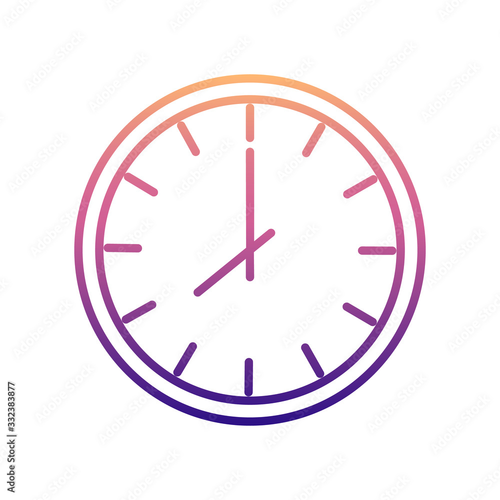 Poster clock nolan icon. simple thin line, outline vector of appliances icons for ui and ux, website or mob