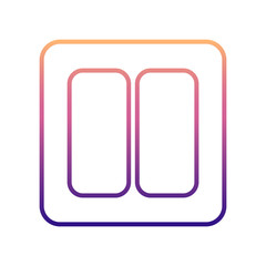 light switch nolan icon. Simple thin line, outline vector of Appliances icons for ui and ux, website or mobile application