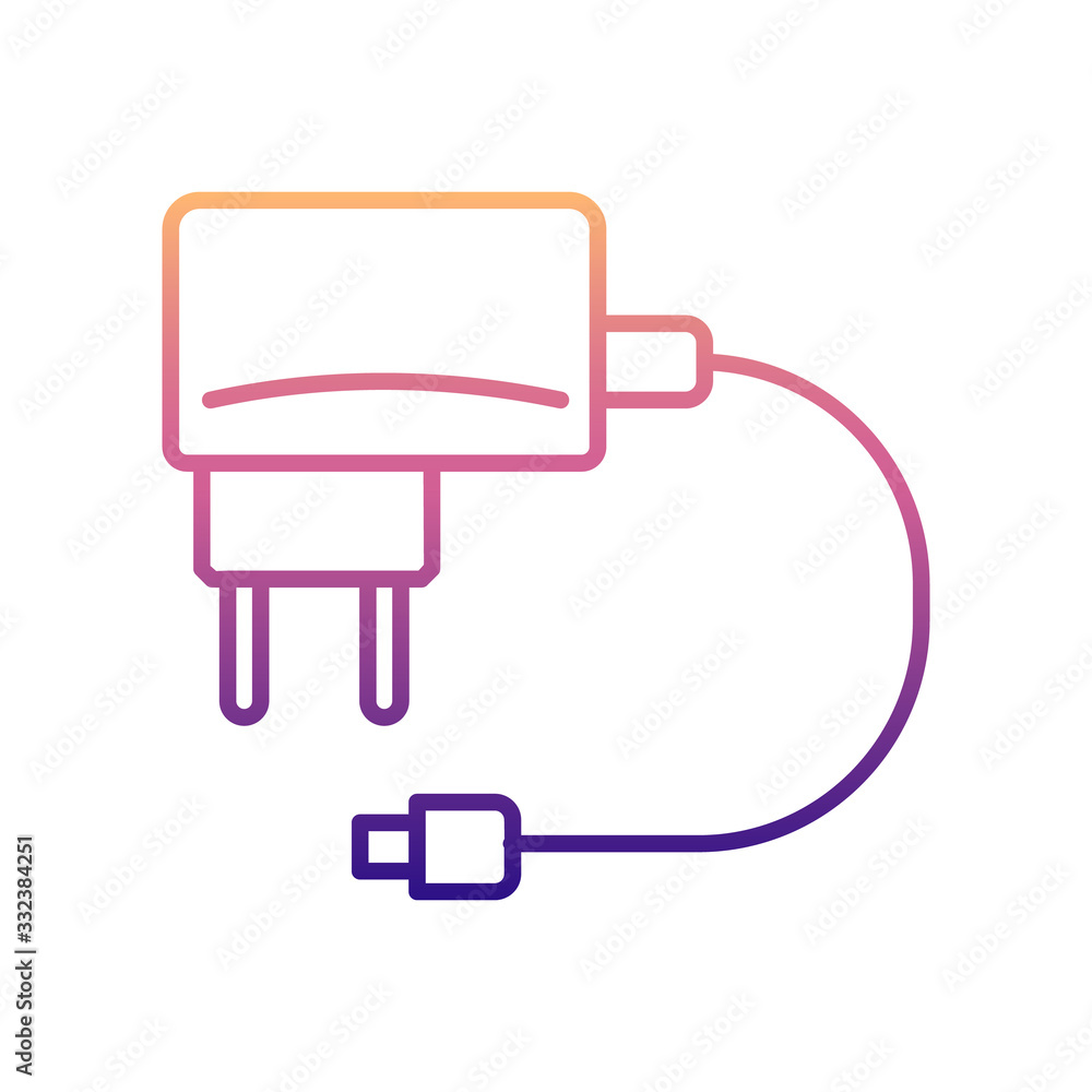 Poster charging for the phone nolan icon. simple thin line, outline vector of appliances icons for ui and u
