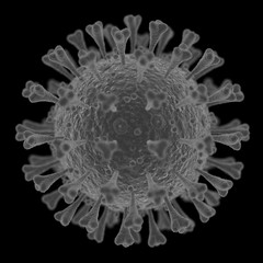 3d rendered coronavirus