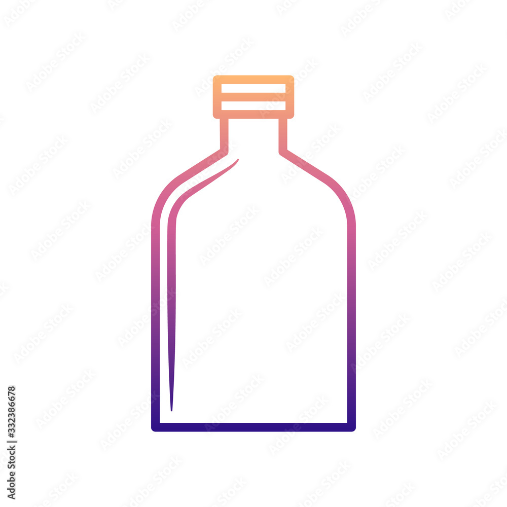 Aufkleber wide bottle nolan icon. simple thin line, outline vector of bottle icons for ui and ux, website or m