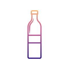 bottle of water nolan icon. Simple thin line, outline vector of BOTTLE icons for ui and ux, website or mobile application