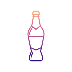 bottle of tequila nolan icon. Simple thin line, outline vector of BOTTLE icons for ui and ux, website or mobile application