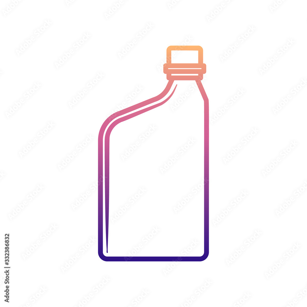Poster container for motor oil nolan icon. simple thin line, outline vector of bottle icons for ui and ux, 