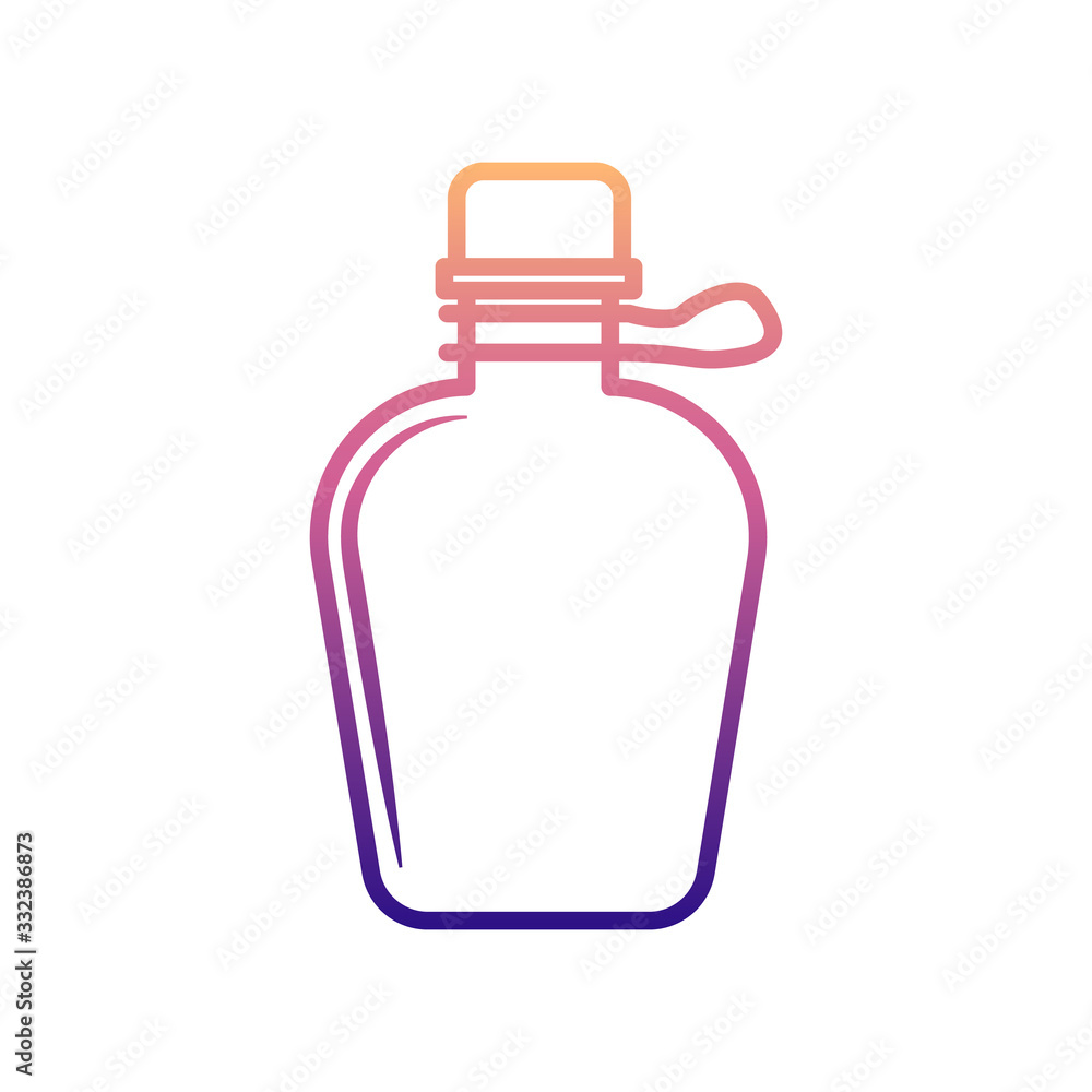 Aufkleber bottle nolan icon. simple thin line, outline vector of bottle icons for ui and ux, website or mobile