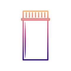 tube for medicine nolan icon. Simple thin line, outline vector of BOTTLE icons for ui and ux, website or mobile application