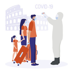 Chinese Coronavirus nCoV COVID-19 People Italy