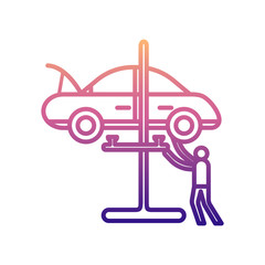car mechanic nolan icon. Simple thin line, outline vector of Cars service and repair parts icons for ui and ux, website or mobile application