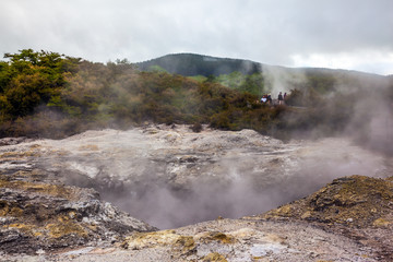 The large hot spring